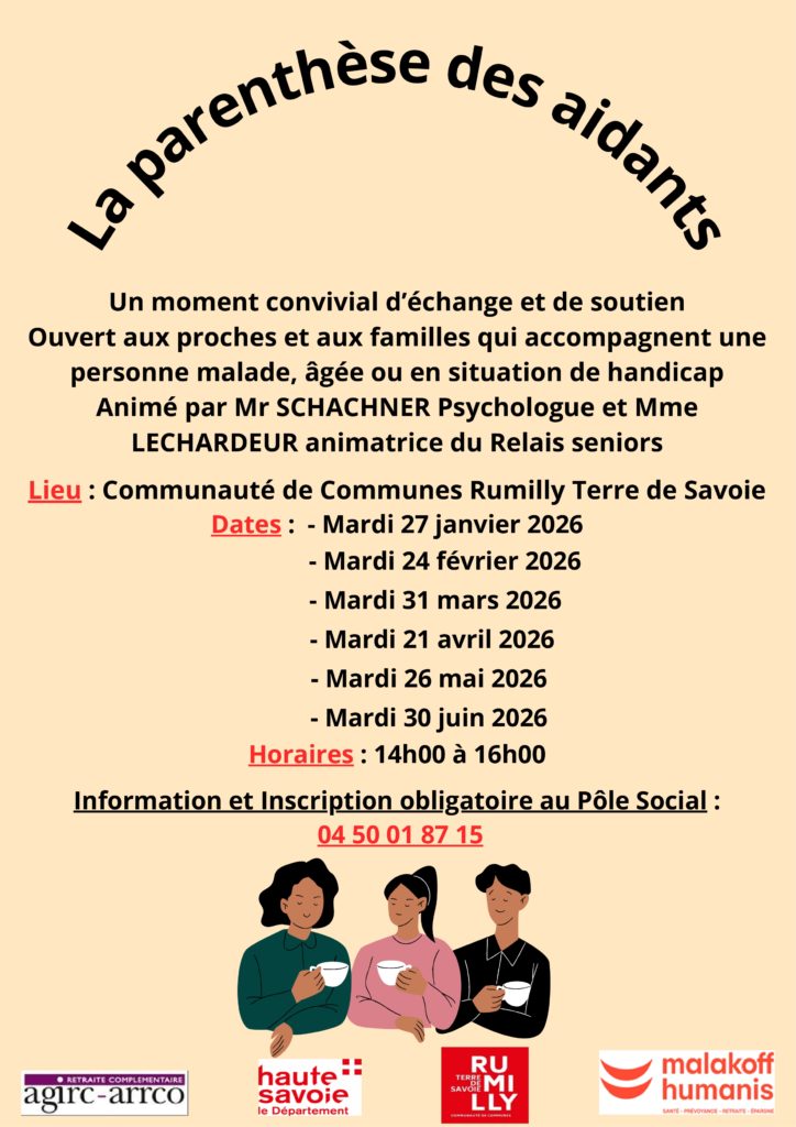 Groupe de Paroles « la parenthèse des aidants »