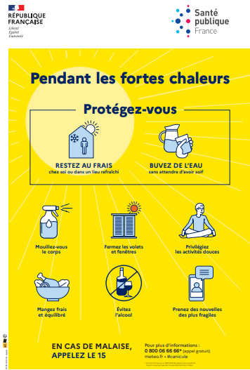 Vigilance CANICULE JAUNE